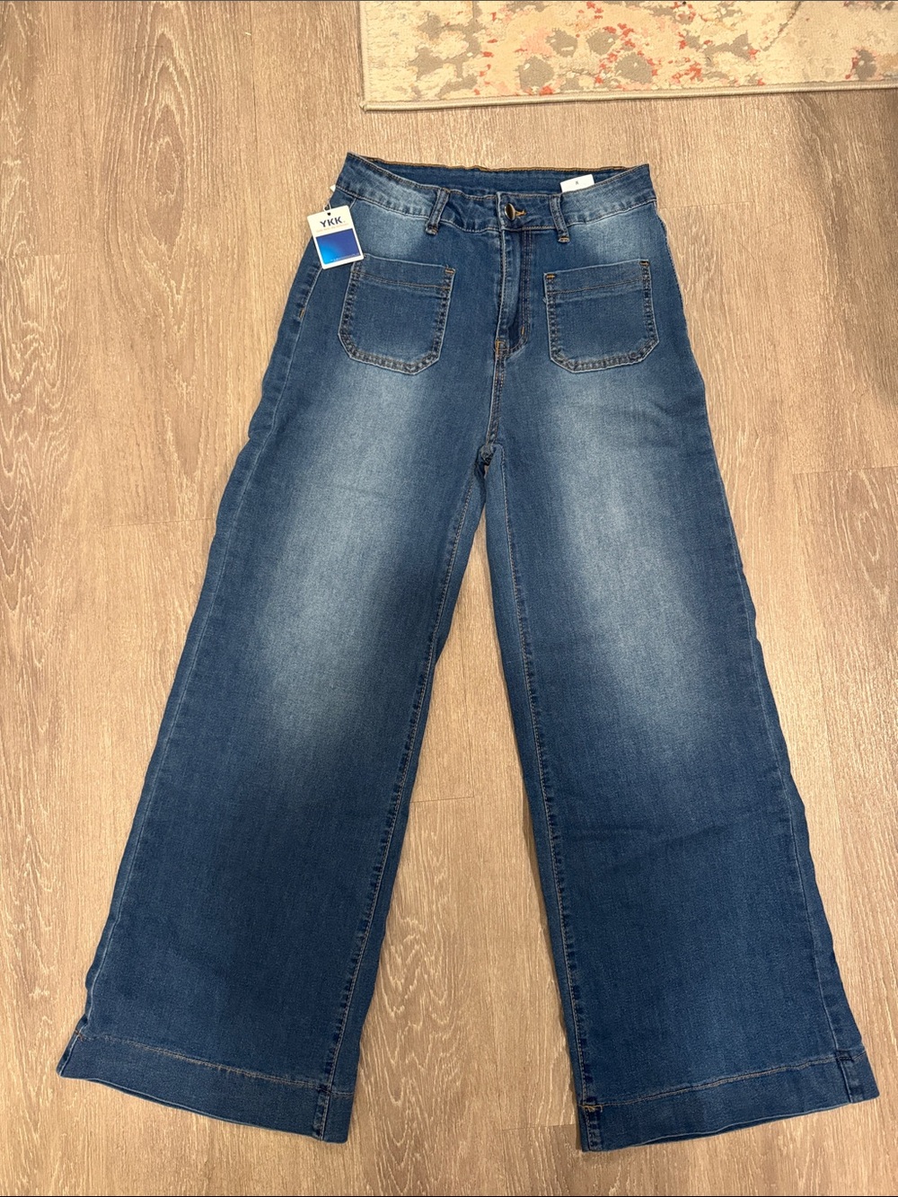 Wide Leg High-Rise Women’s Jeans - Blue super stretch !